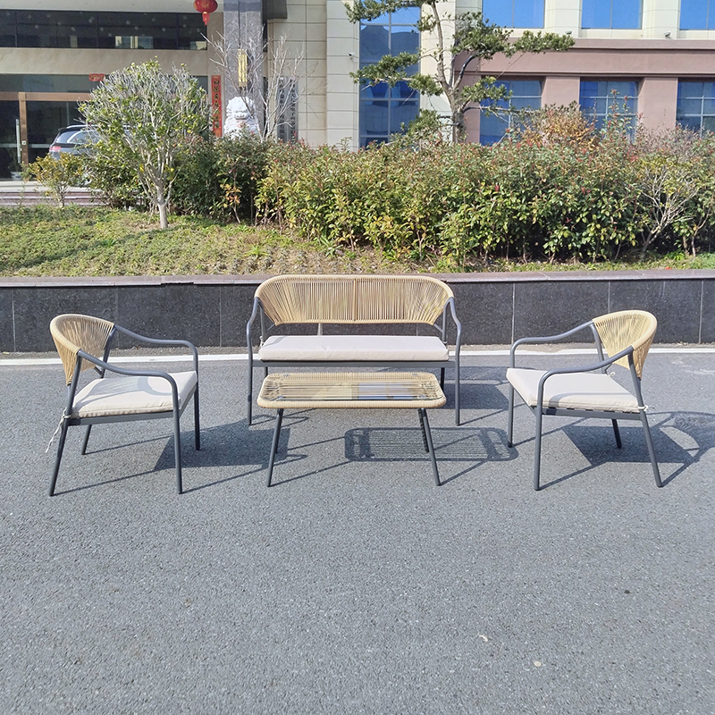 4pc rattan sofa set-3